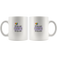 White Mug - 11 oz and 15 oz [Pride Heart]