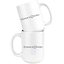 White mug - 11 oz and 15 oz [Silence is not golden]