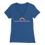 Women's Bella V-Neck [Pride Rainbow]