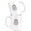 White Mug - 11 oz and 15 oz [Pride Rainbow]